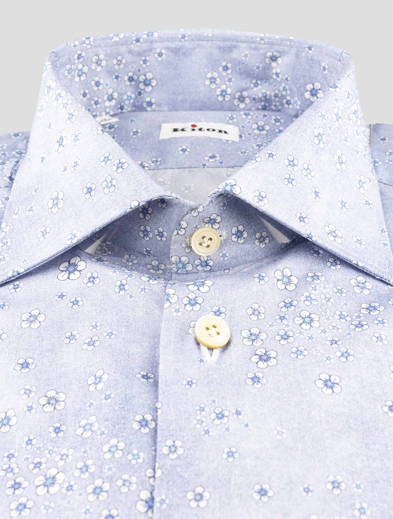 Kiton White Cotton Shirt