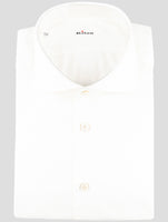 Kiton White Cotton Shirt