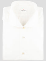 Kiton White Cotton Shirt