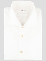 Kiton White Cotton Shirt
