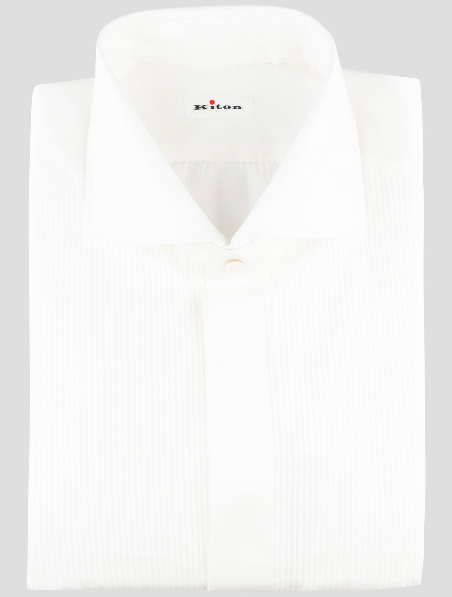 Kiton White Cotton Shirt