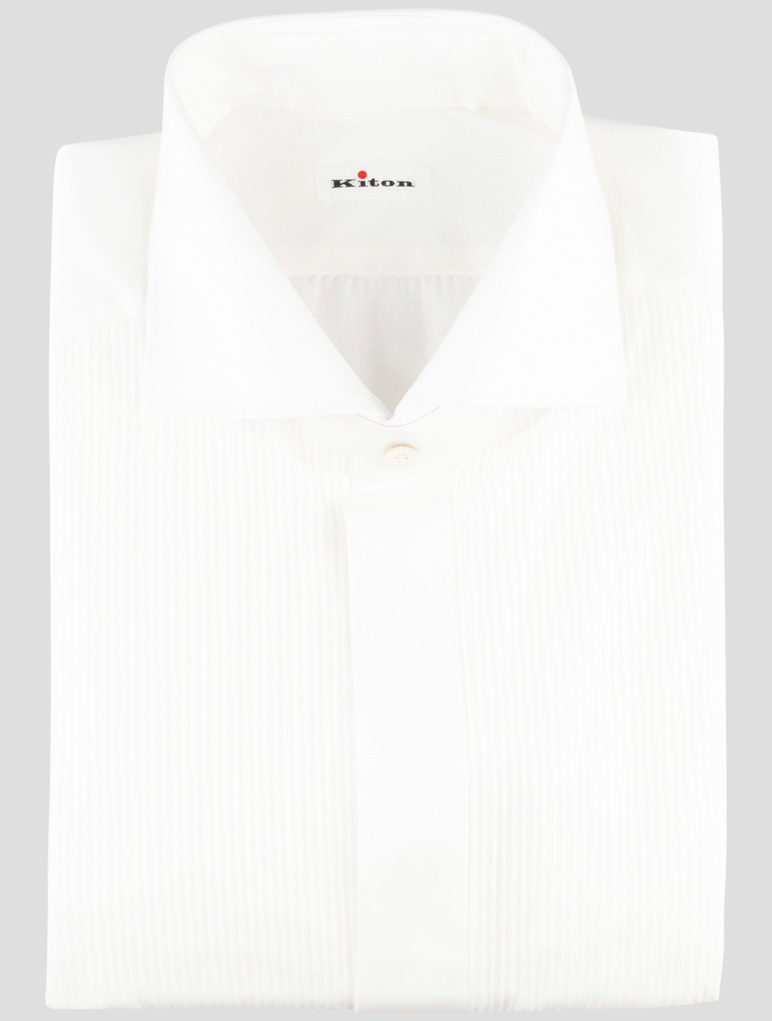Kiton White Cotton Shirt