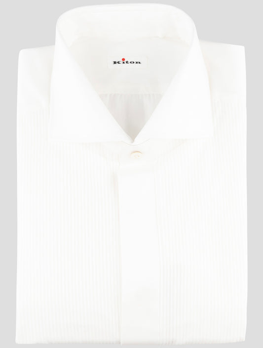 Kiton White Cotton Shirt