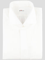 Kiton White Cotton Shirt