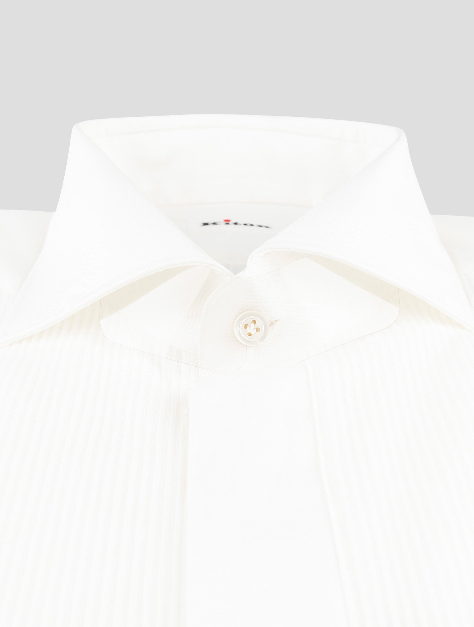 Kiton White Cotton Shirt