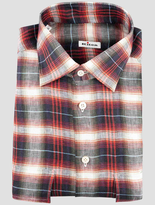 Kiton Multicolor Linen Shirt