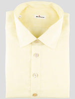 Kiton Yellow Linen Shirt