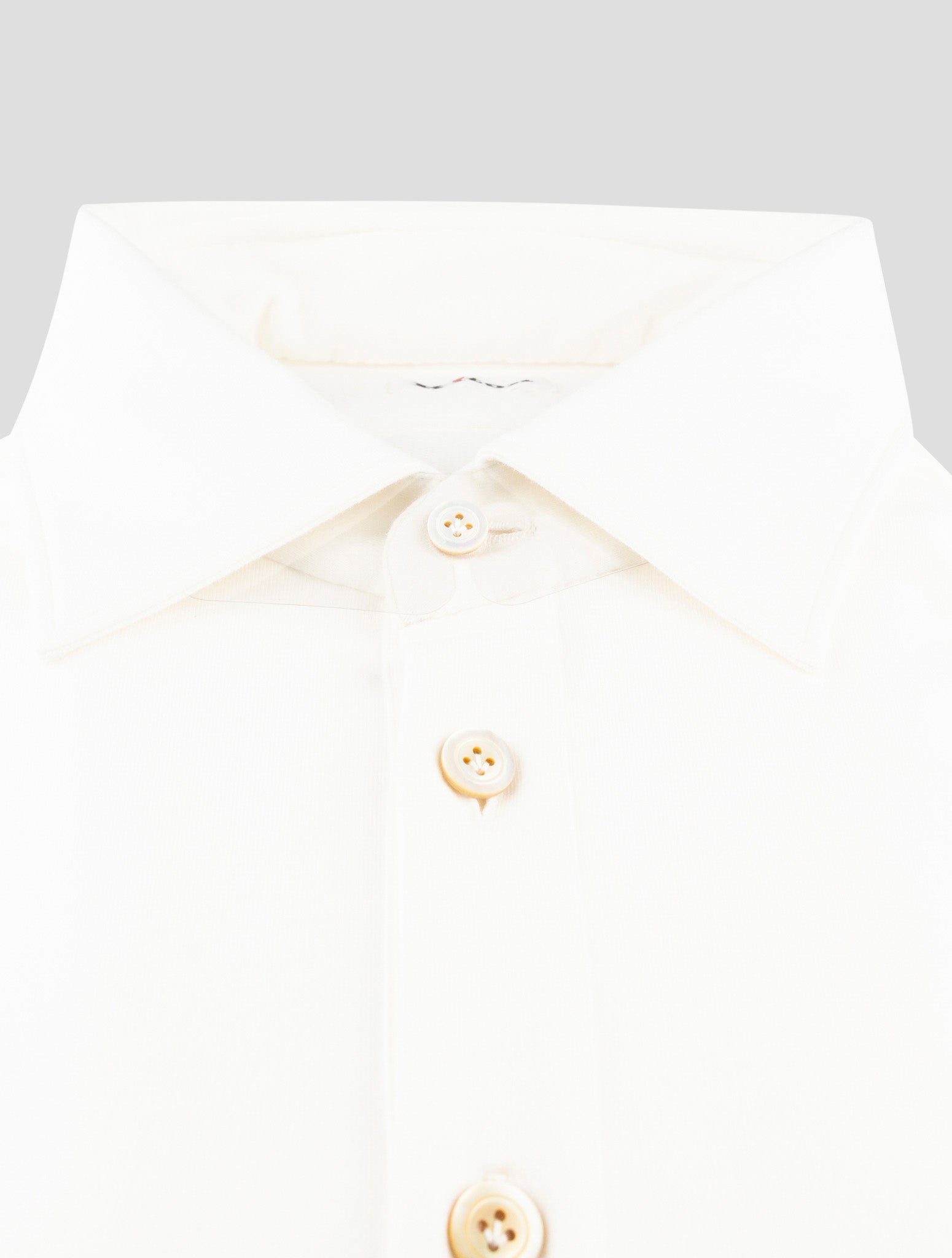 Kiton White Cotton Shirt