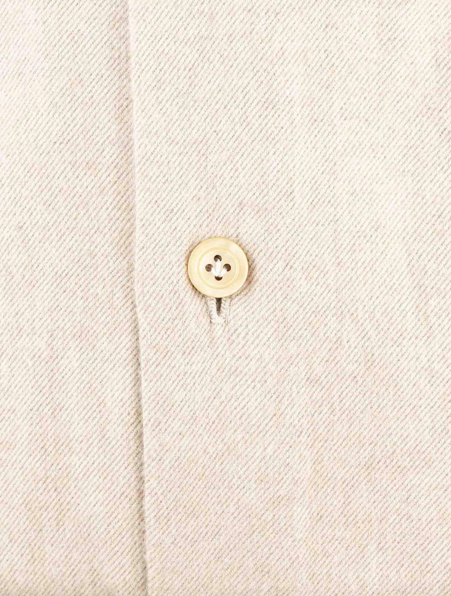 Kiton Beige Cotton Shirt