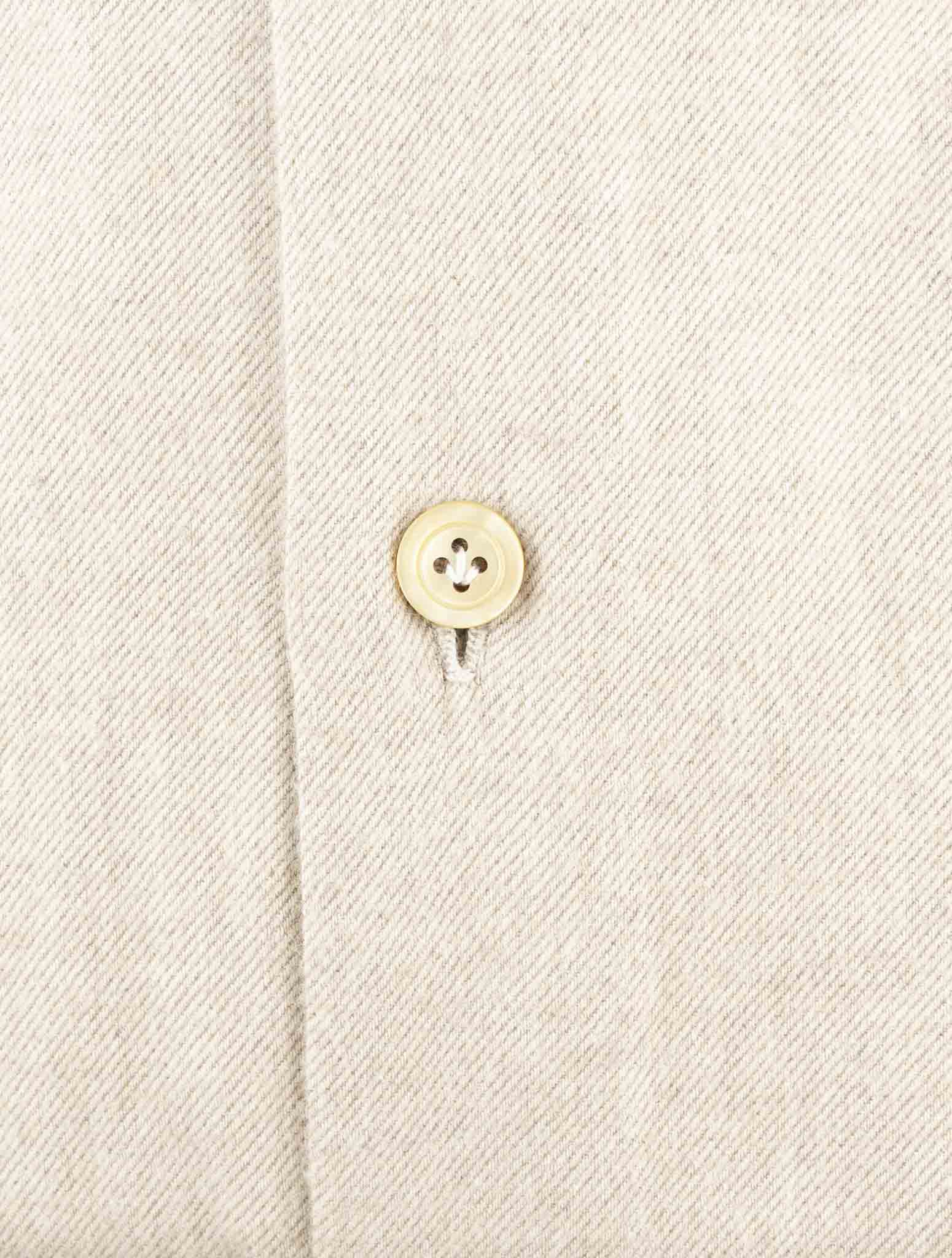Kiton Beige Cotton Shirt