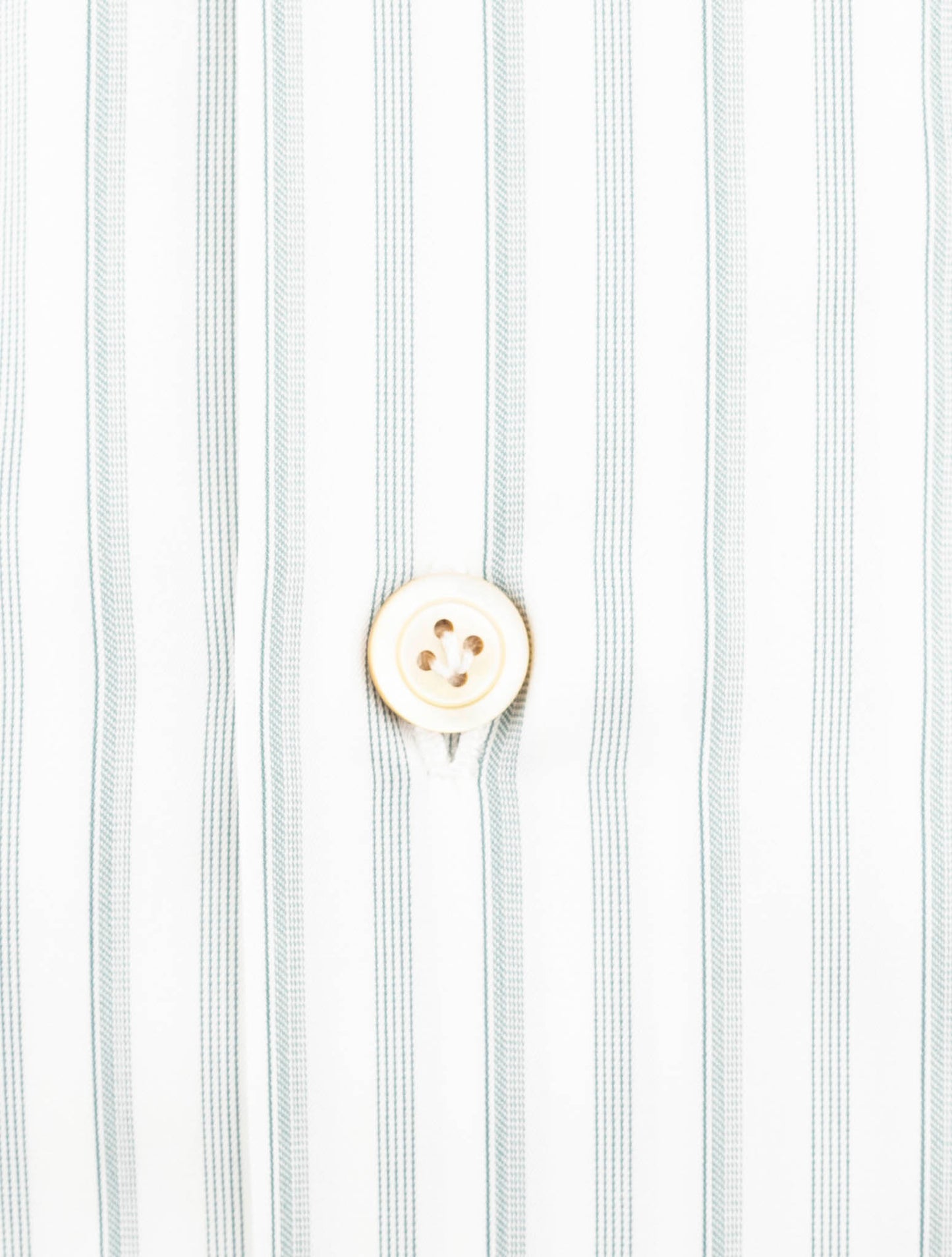 Kiton Blue White Cotton Shirt