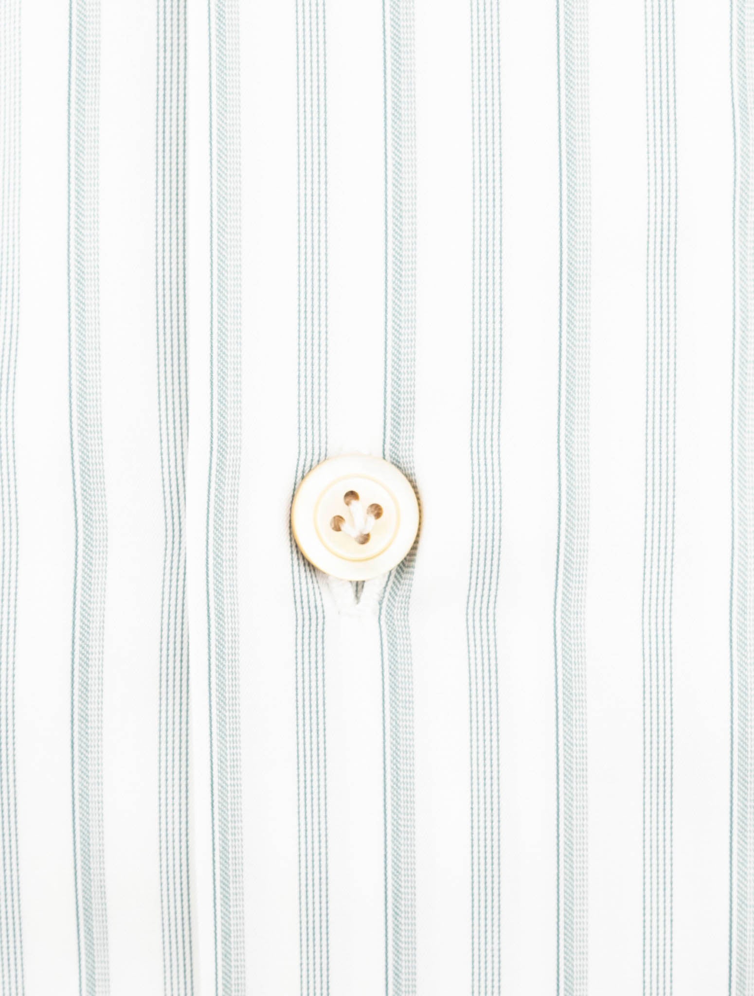 Kiton Blue White Cotton Shirt