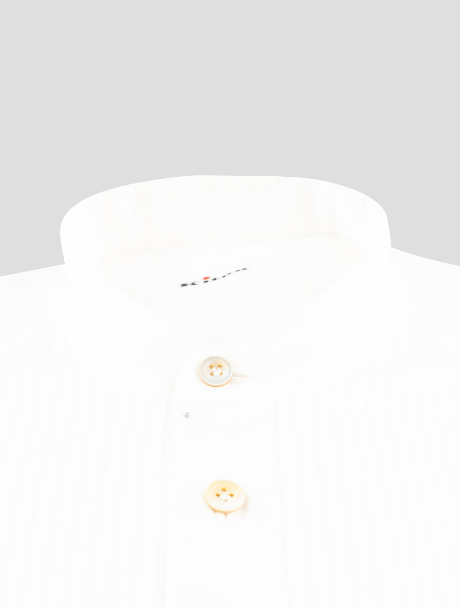 Kiton White Cotton Shirt