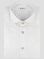 Kiton White Cotton Shirt