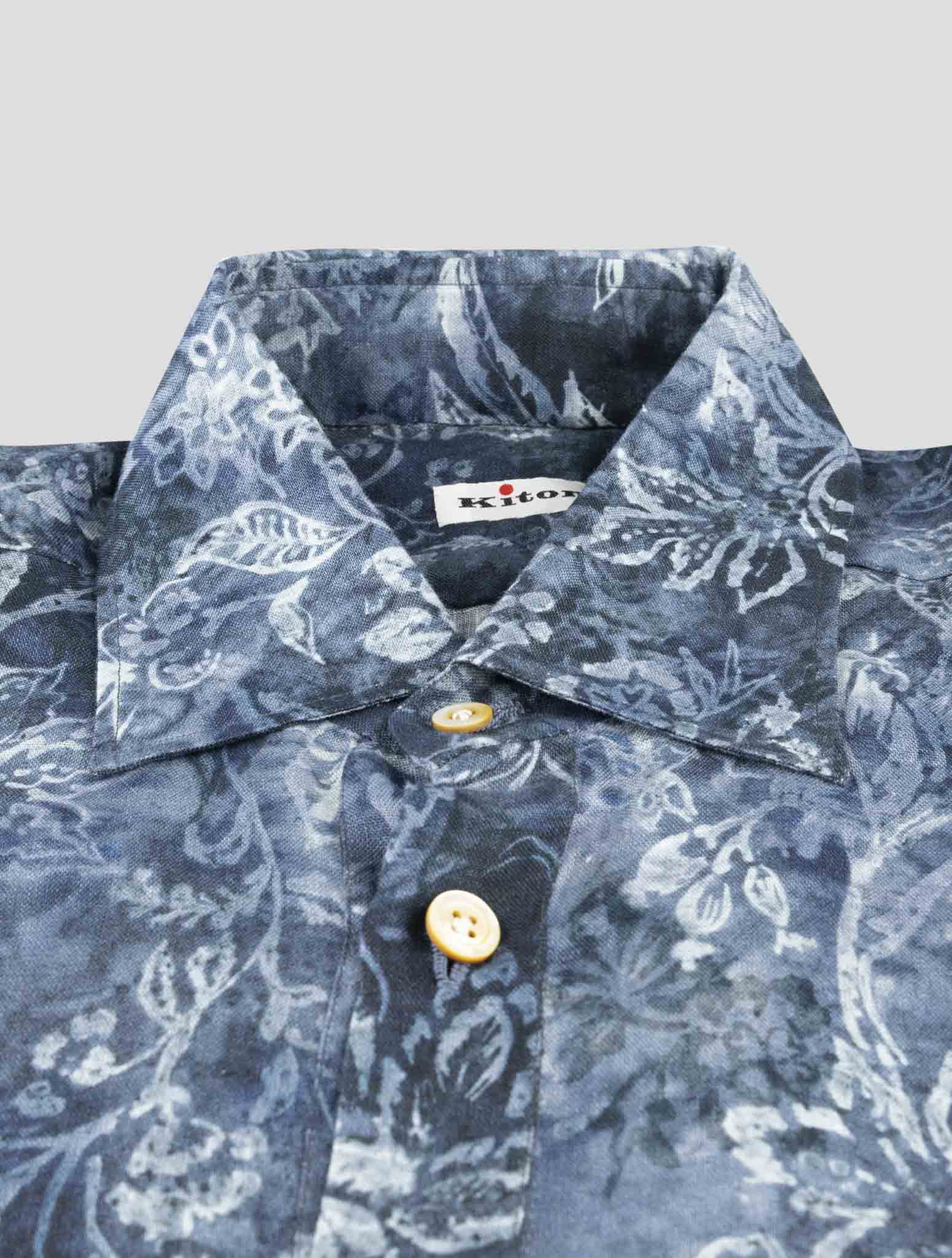 Kiton White Cotton Polo