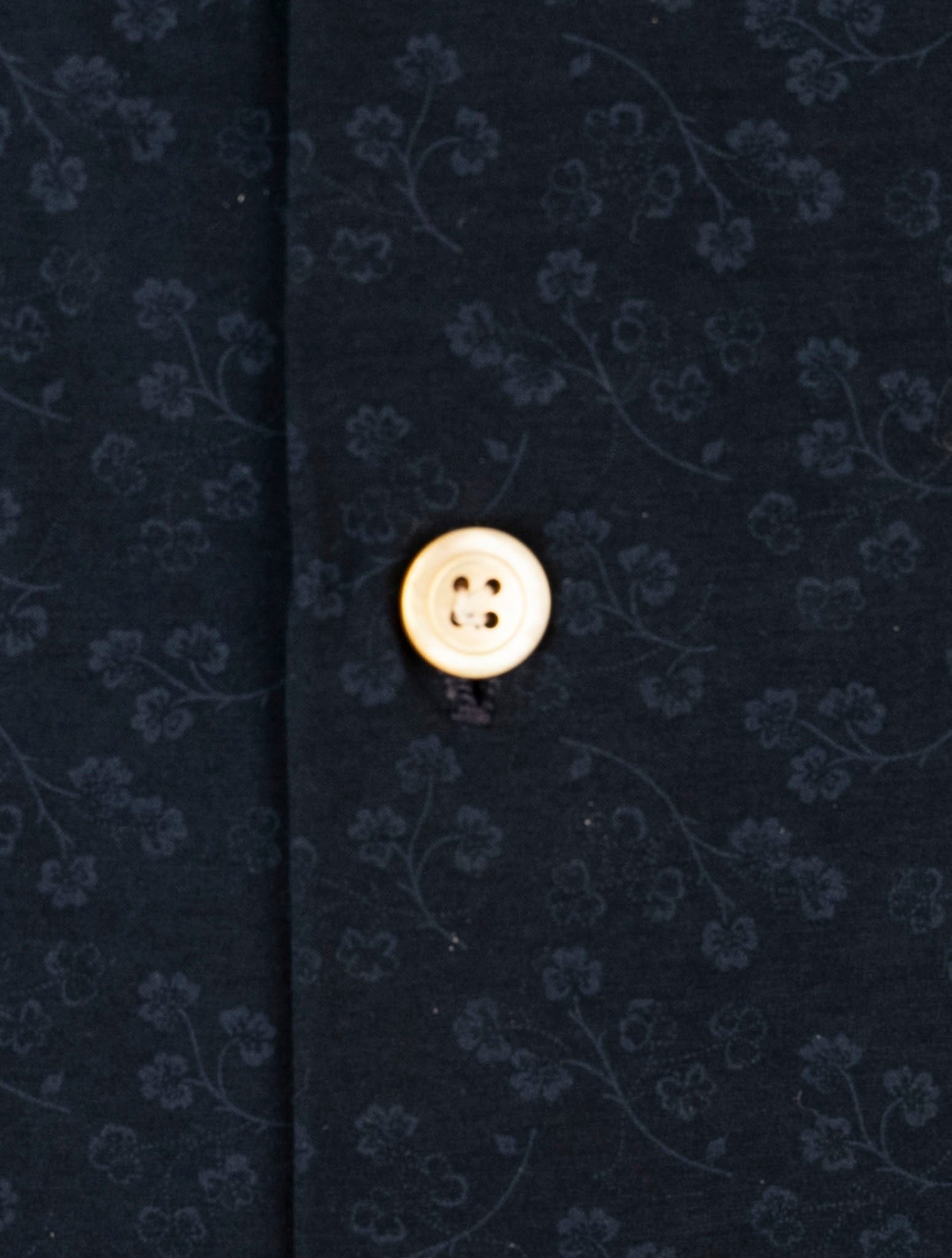 Kiton Blue Cotton Shirt