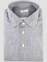 Kiton Gray Cotton Sweater Polo
