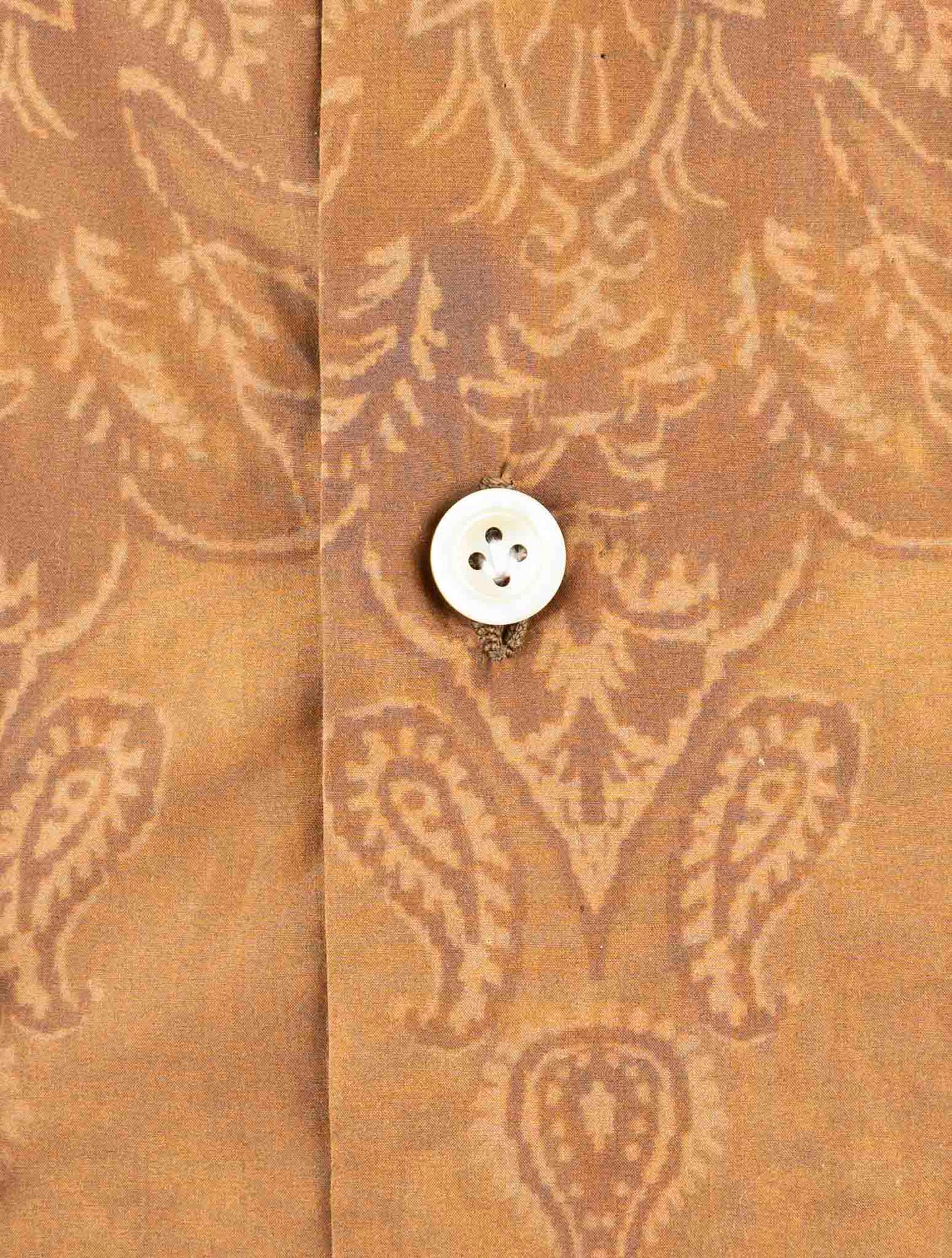 Kiton Brown Cotton Shirt