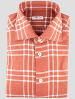 Kiton Burgundy Cotton Shirt