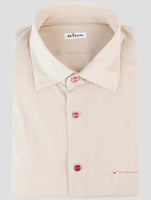Kiton Beige Cotton Shirt