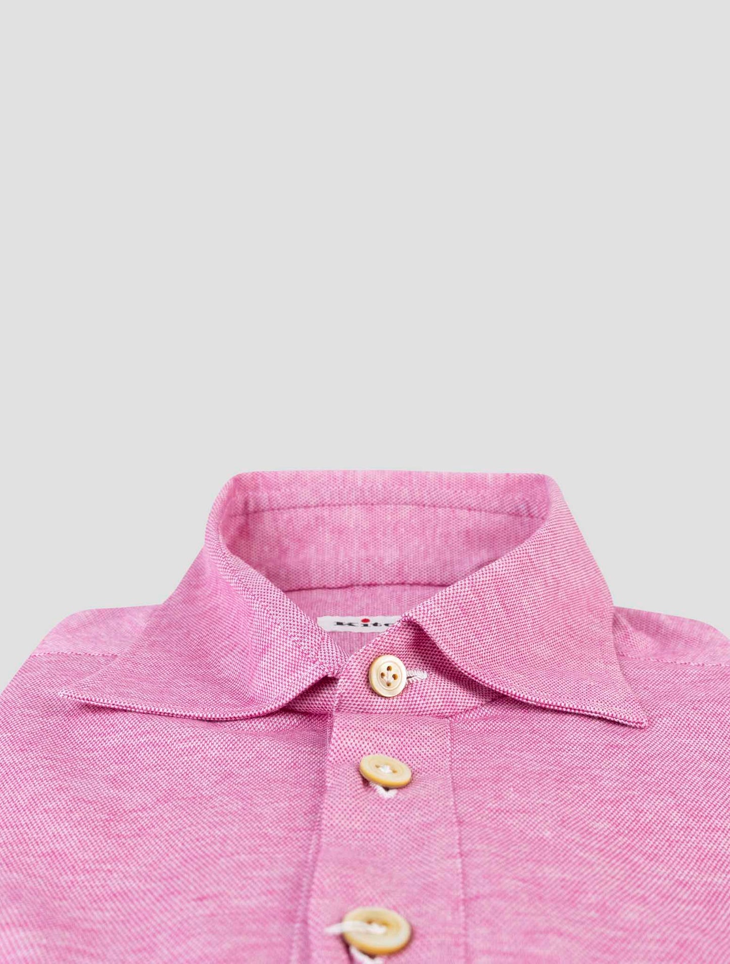 Kiton Pink Cotton Sweater Polo
