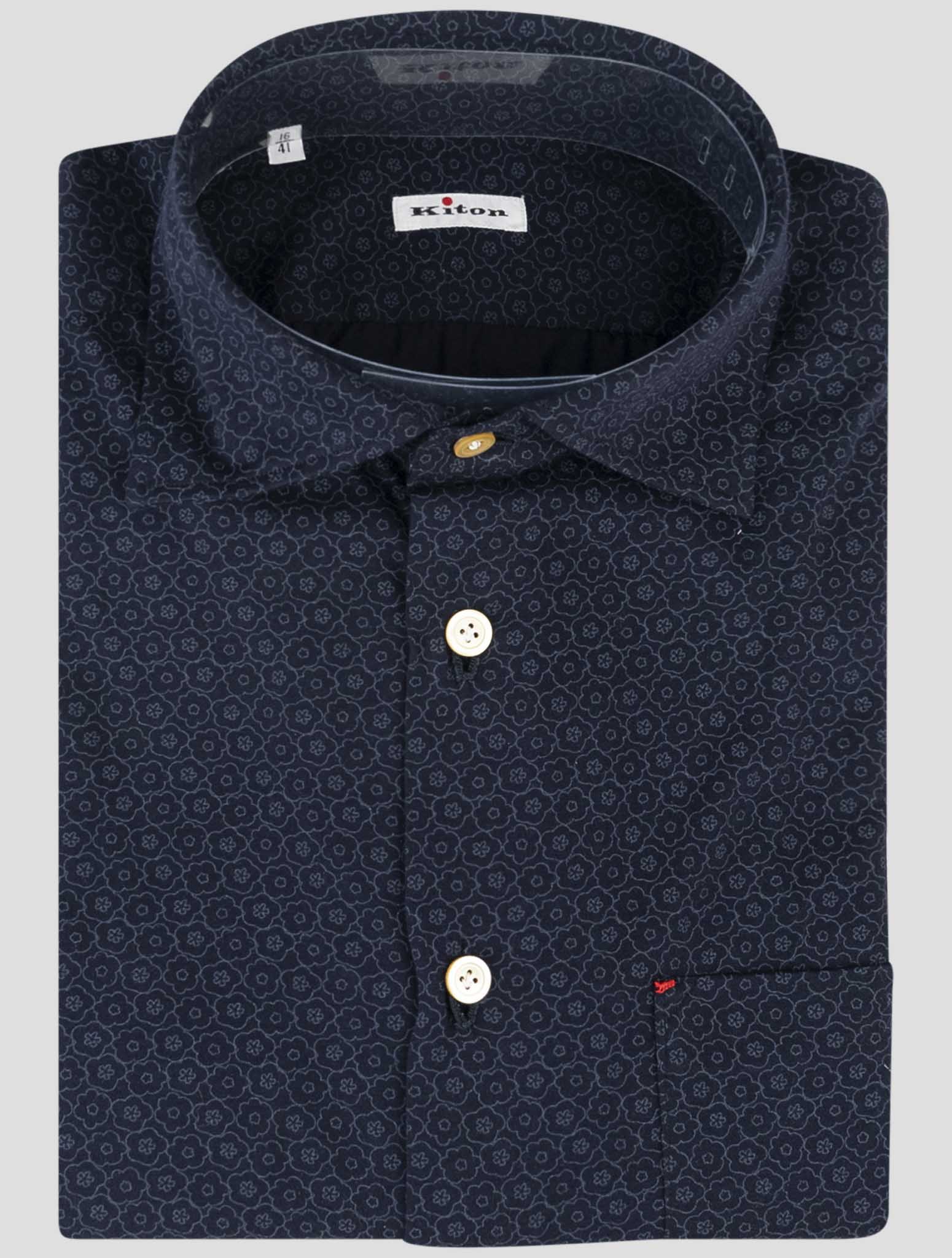 Kiton White Cotton Shirt