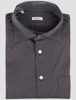 Kiton Dark Gray Cotton Shirt