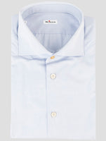 Kiton Light Blue Cotton Shirt