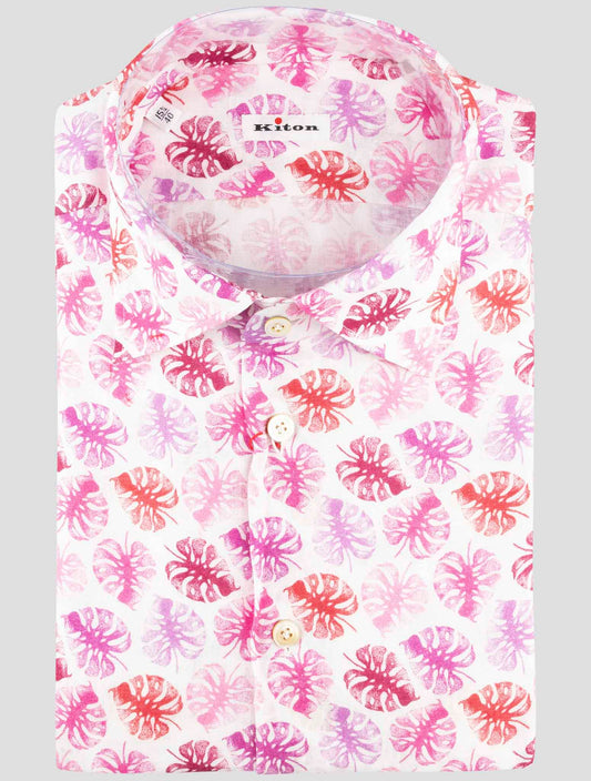 Kiton Multicolor Linen Shirt