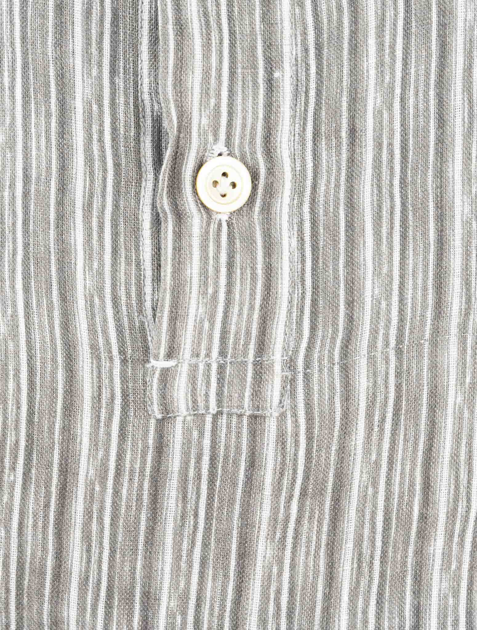 Kiton Gray Cotton Sweater Polo