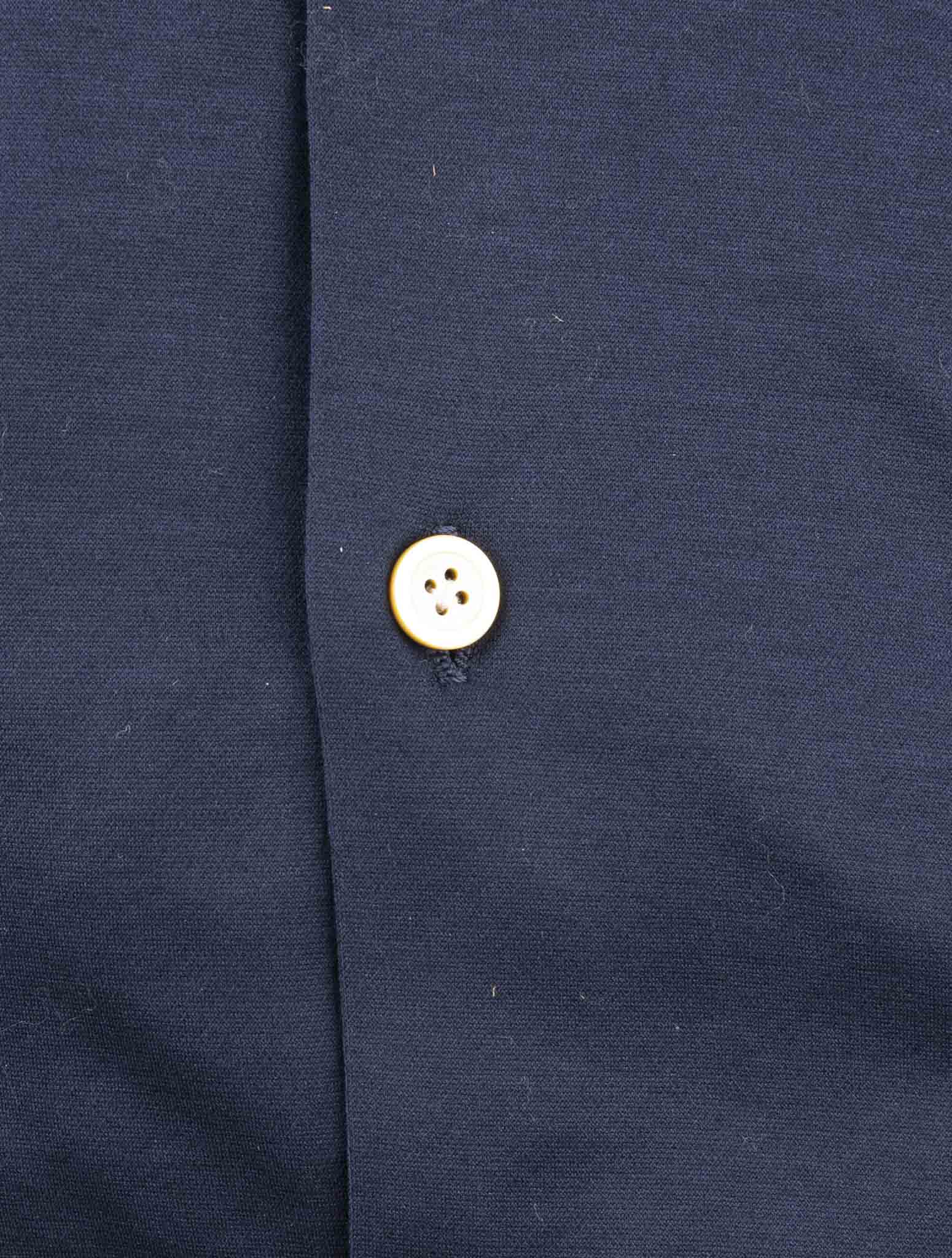 Kiton Blue Cotton Shirt