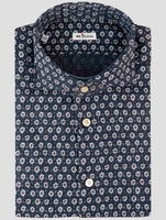 Kiton Blue Linen Shirt