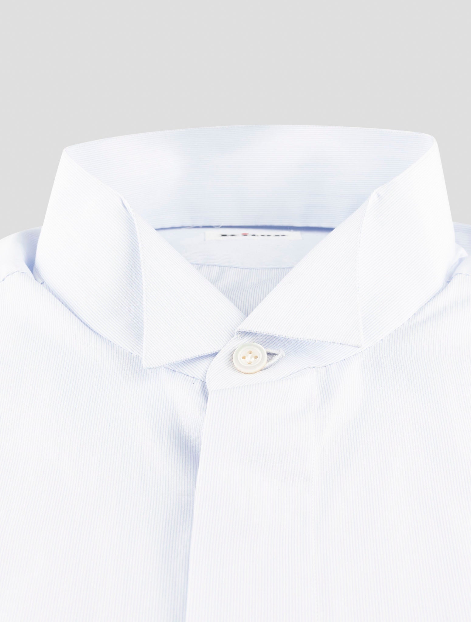 Kiton Light Blue Cotton Shirt