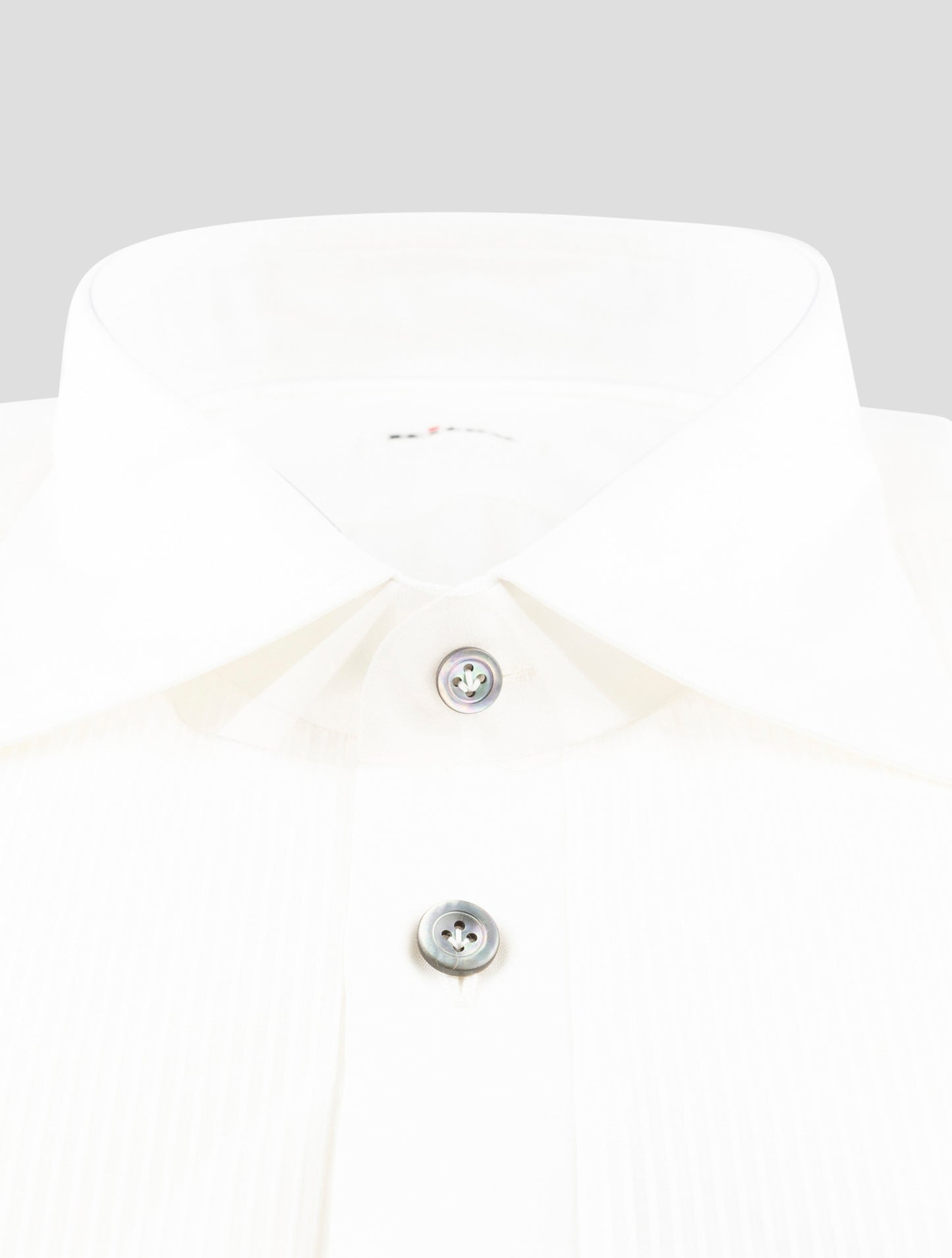 Kiton White Cotton Linen Shirt