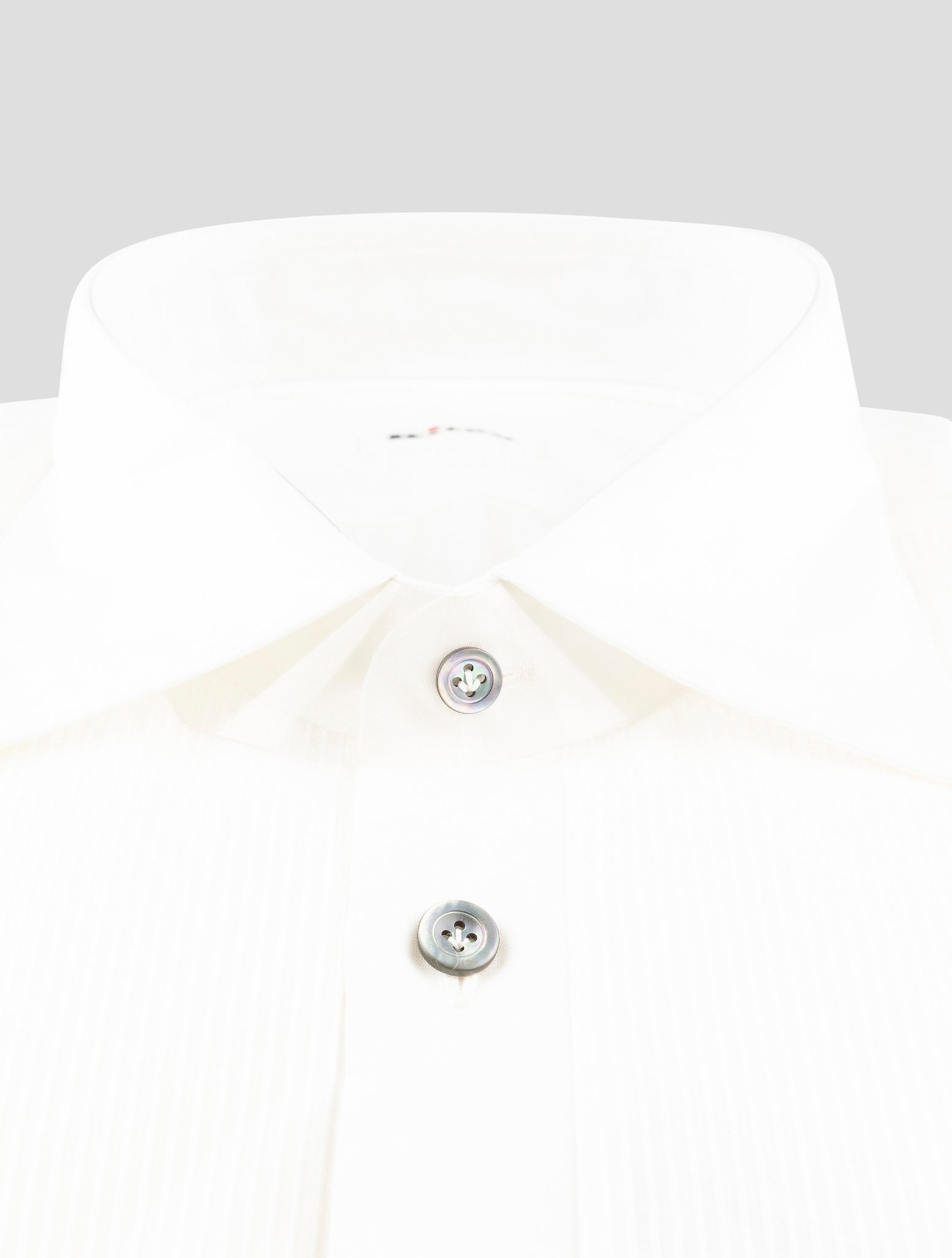 Kiton White Cotton Linen Shirt
