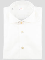 Kiton White Cotton Shirt