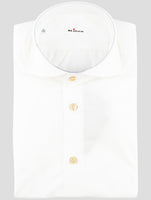 Kiton White Cotton Shirt