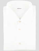 Kiton White Cotton Shirt