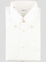 Kiton White Cotton Shirt