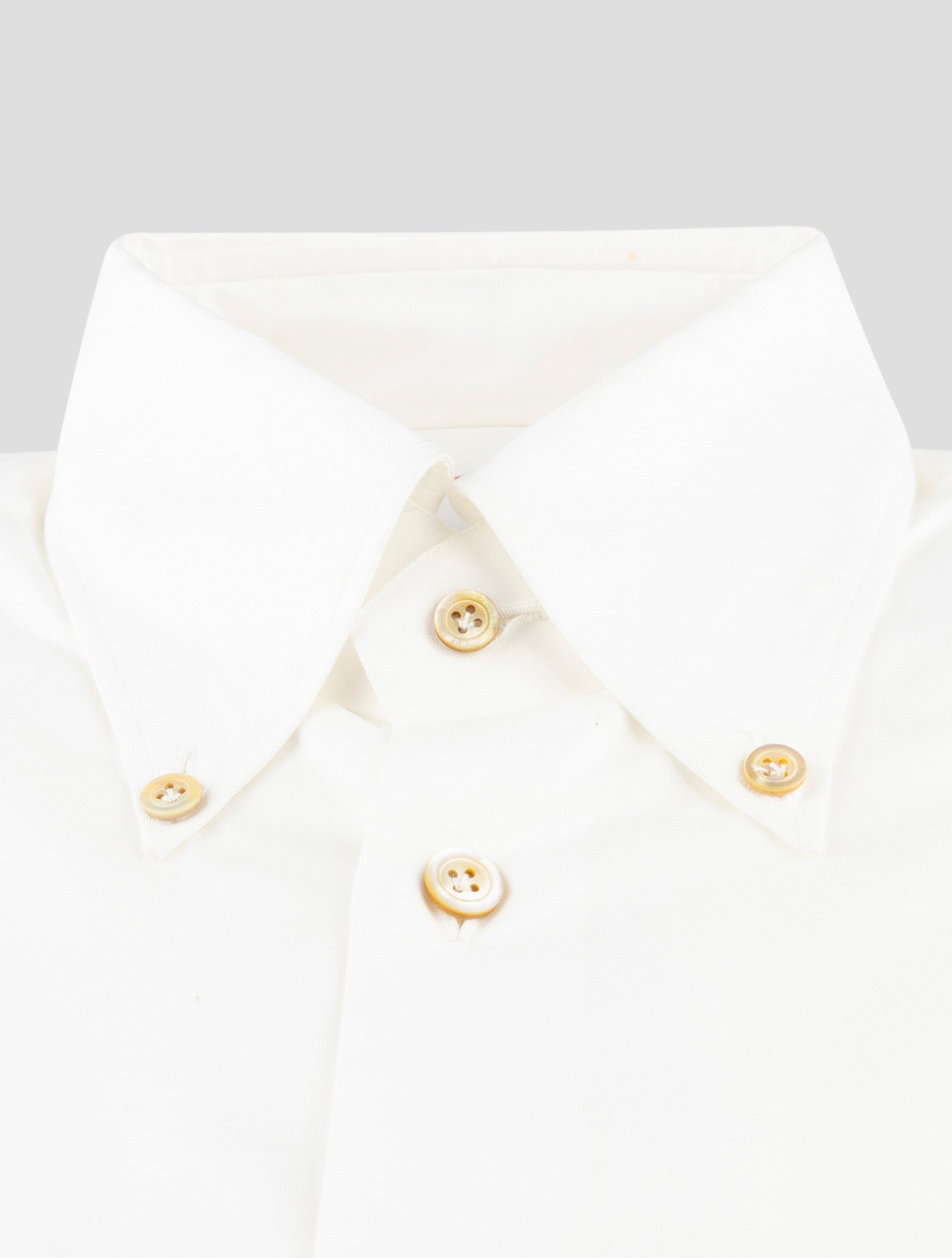 Kiton White Cotton Shirt