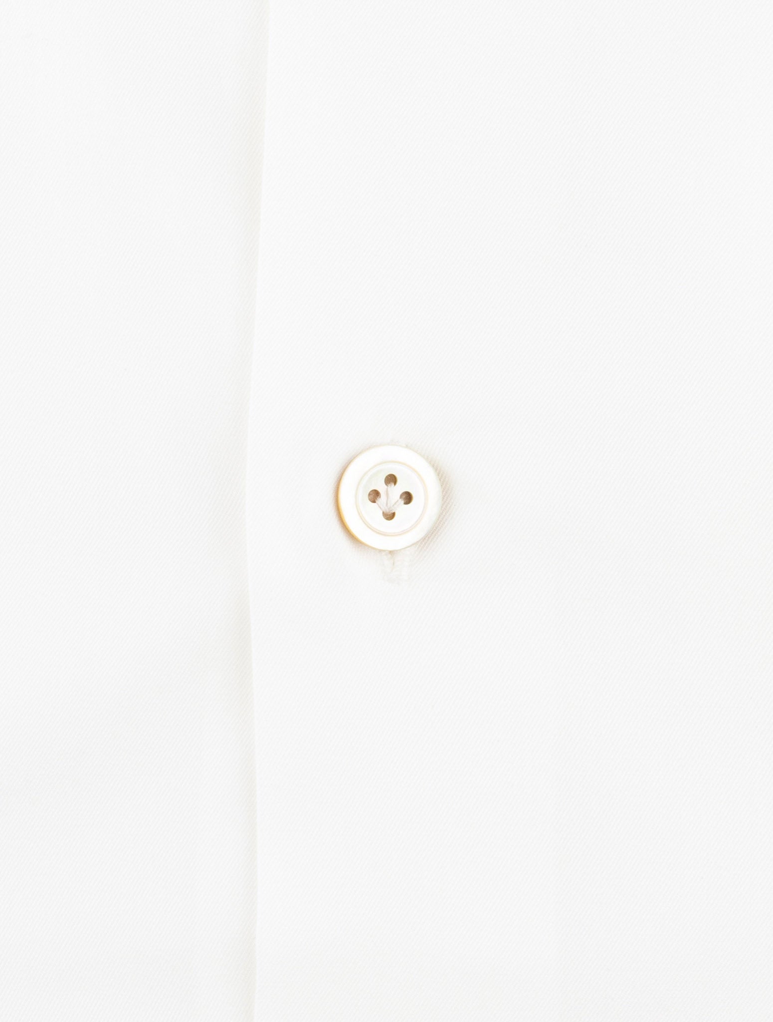 Kiton White Cotton Shirt