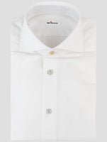 Kiton White Cotton Shirt