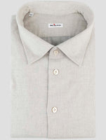 Kiton Beige Cotton Shirt