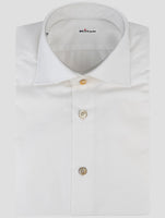 Kiton White Cotton Shirt