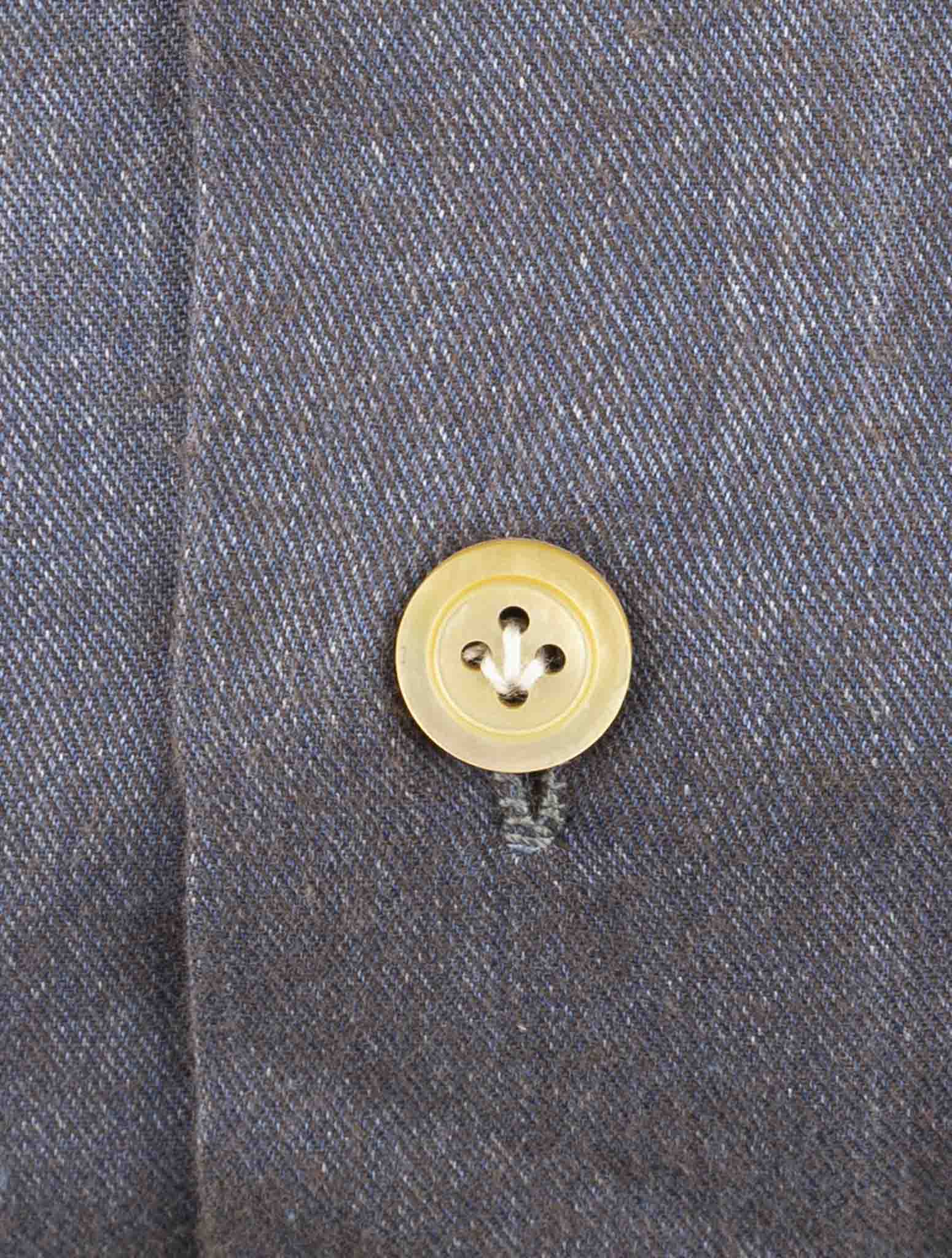 Kiton Gray Cotton Shirt