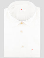 Kiton White Cotton Shirt