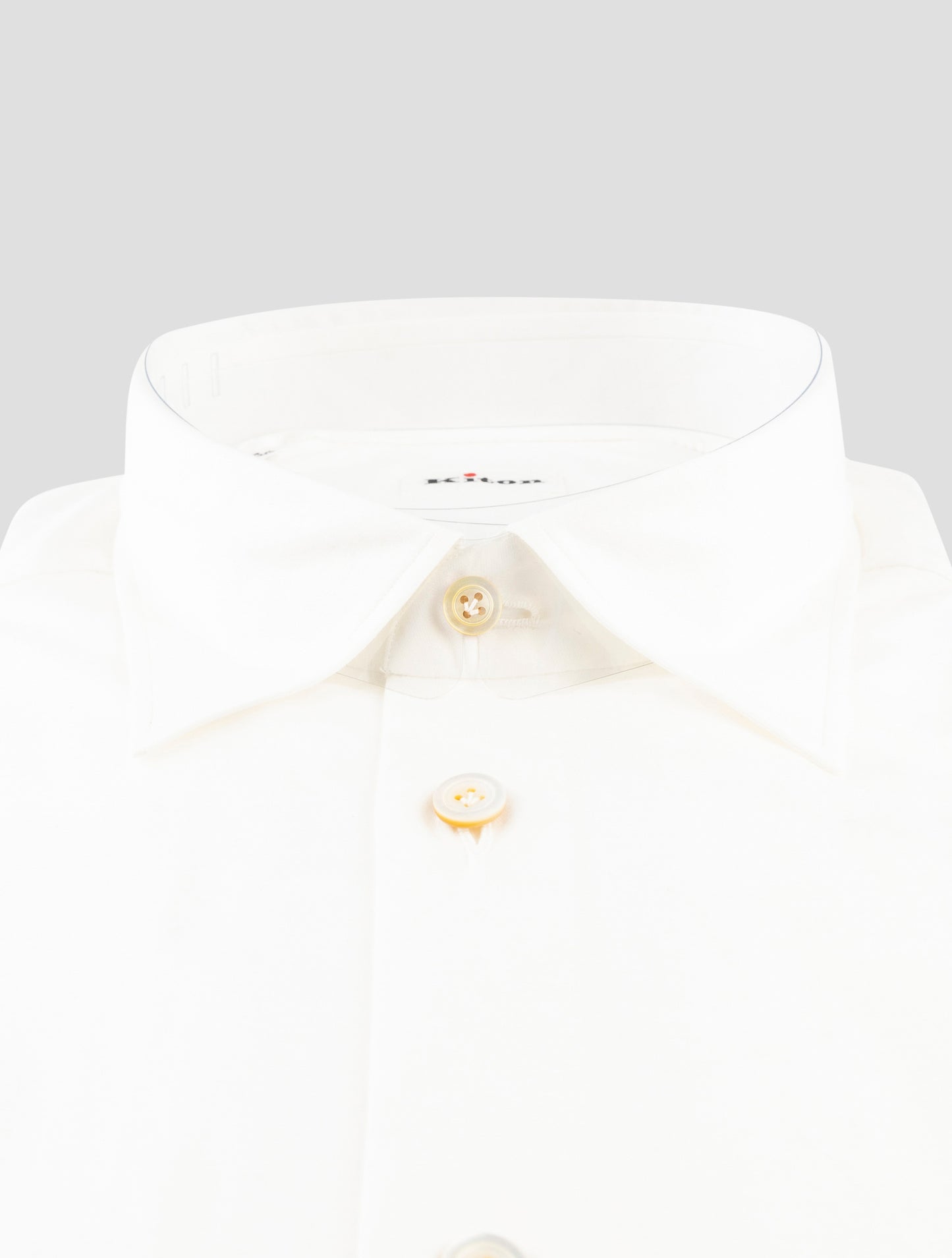 Kiton White Cotton Shirt