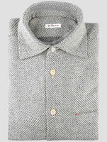 Kiton Gray Cashmere Shirt