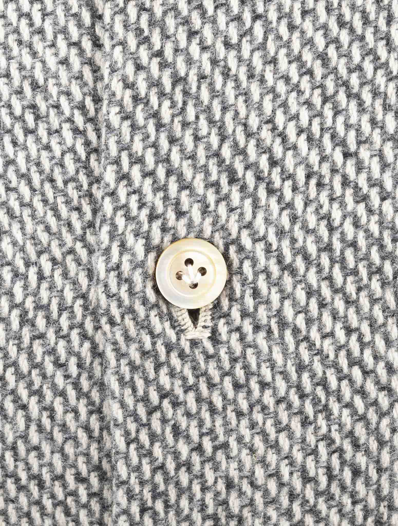 Kiton Gray Cashmere Shirt