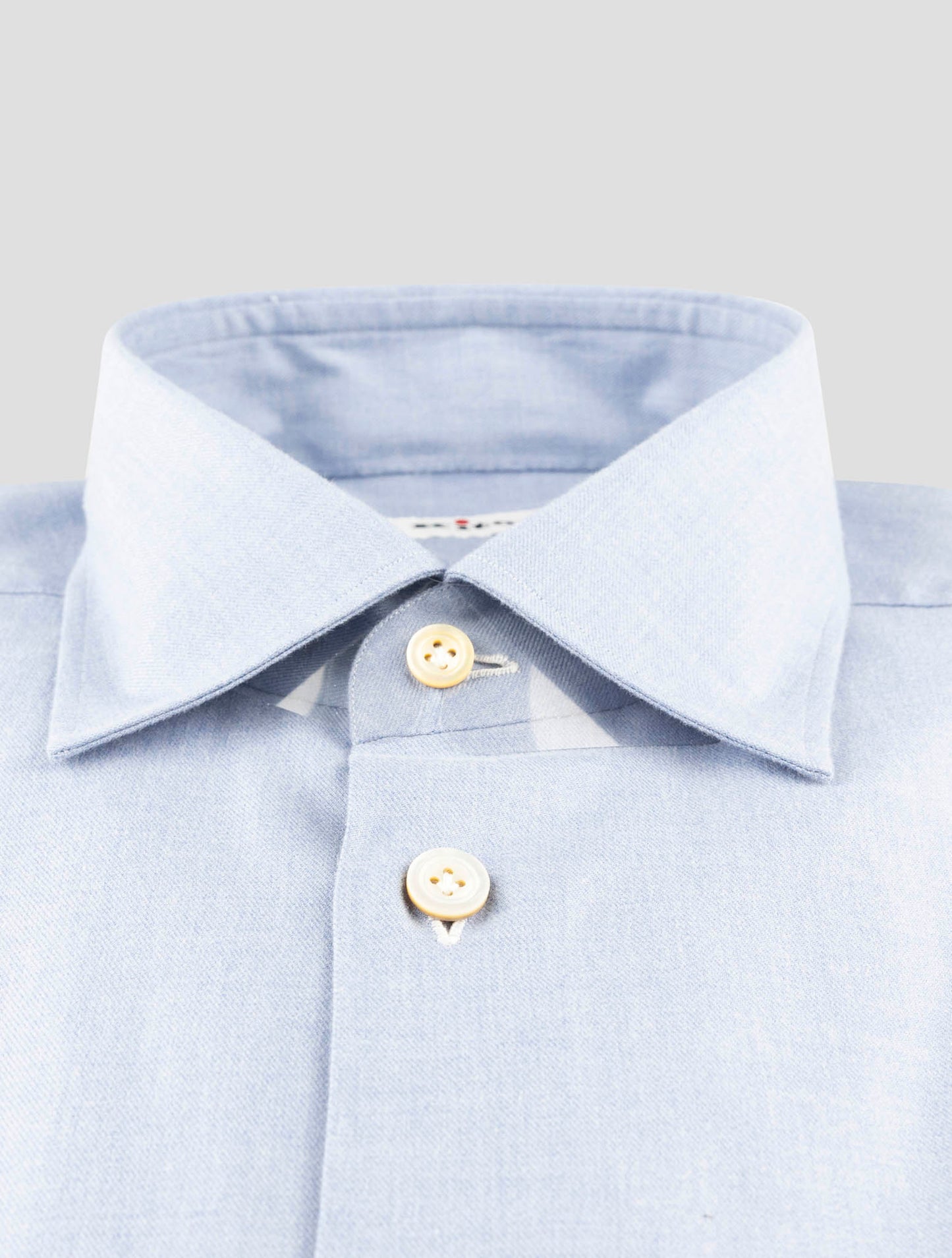 Kiton Light Blue Cotton Shirt